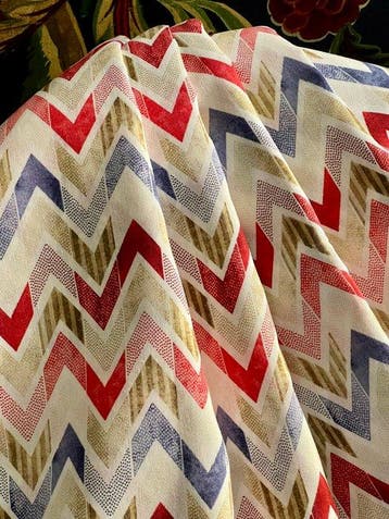 Vijf meter met dubbele breedte van zigzagstof voor decoratie