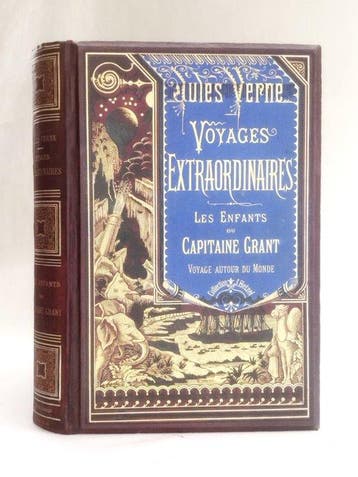 Jules Verne - Les enfants du Capitaine Grant [rare bannière