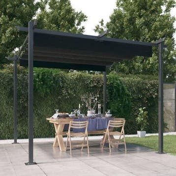 Tuinprieel 3x3m - Luxe schaduw met 25% korting, Tuin en Terras, Ophalen of Verzenden, Nieuw, Tuinpaviljoen
