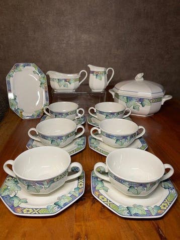 Villeroy & Boch - Eetservies voor 6 - Porselein - Pasadena