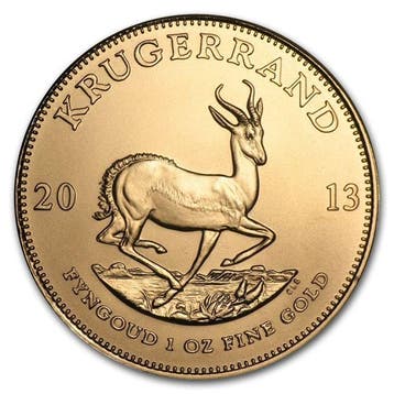 Zuid-Afrika. 1 oz Gold South African Krugerrand Circulated