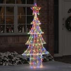 vidaXL Kerstboom met 240 LED Multikleur 180 cm Acryl, Diversen, Verzenden, Nieuw