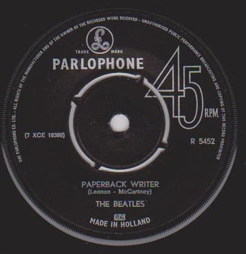 vinyl single 7 inch - The Beatles - Paperback Writer / Rain, Cd's en Dvd's, Verzenden, Zo goed als nieuw, 7 inch, Pop