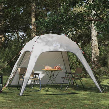 vidaXL Instant Tent 4-Person Quick-Release 4-persoons Grijs, Verzenden, Nieuw, Tot en met 2