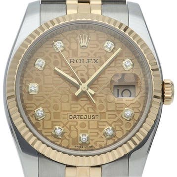 Rolex - Datejust 36 Mens Watch Jubilee 10P Diamond Computer, Sieraden, Tassen en Uiterlijk, Nieuw