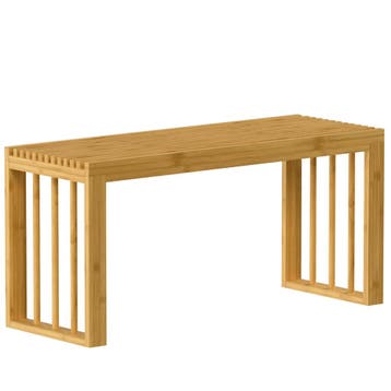 90 Cm Bamboe Schoenenbank, Halbank Zonder Rugleuning, Zitban, Verzenden, Nieuw