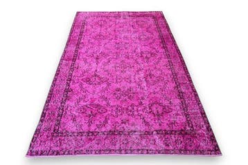 Roze vintage - Vloerkleed - 205 cm - 120 cm - met, Nieuw