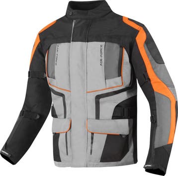 Berik Safari Zwart Grijs Oranje Waterdichte 3in1 Textiele, Nieuw met kaartje, Jas | textiel, Berik, Heren