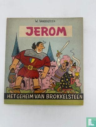 Jerom - Het geheim van Brokkelsteen - 1962, Boeken, Stripboeken, Eén stripboek, Verzenden, Gelezen, Studio Vandersteen.