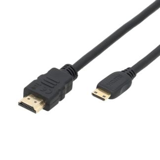 Mini HDMI naar HDMI kabel | Goobay | 3 meter, Verzenden, Nieuw