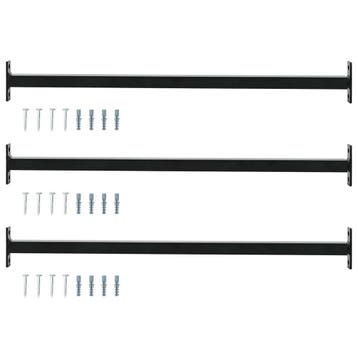 vidaXL Verstelbare raamveiligheidsbalk 3 st 710 -1200 mm, Doe-het-zelf en Verbouw, Verzenden, Nieuw