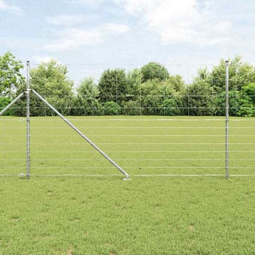 vidaXL Gecombineerd draadhek met spikes 50 x 1,4 m, Verzenden, Nieuw, IJzer