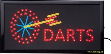 Dart darten darts LED bord verlichting lichtbak reclamebord, Verzamelen, Verzenden, Nieuw