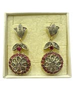 Oorbellen - 12 kt. Roségoud - 0.96ct. tw. Diamant, Nieuw