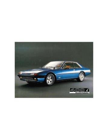 1983 FERRARI 400i AUTOMATIC BROCHURE 246/82, Nieuw, Ferrari, Author