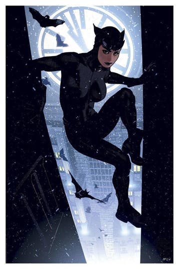 DC Comics Art Print Catwoman 41 x 61 cm - unframed, Ophalen of Verzenden, Nieuw