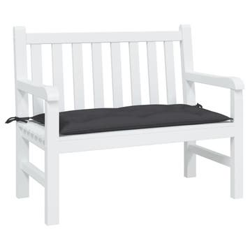 vidaXL Tuinbankkussen 100x50x7 cm oxford stof zwart, Verzenden, Nieuw, Zwart