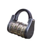 Letter Combination 1890 - Hangslot Antiek