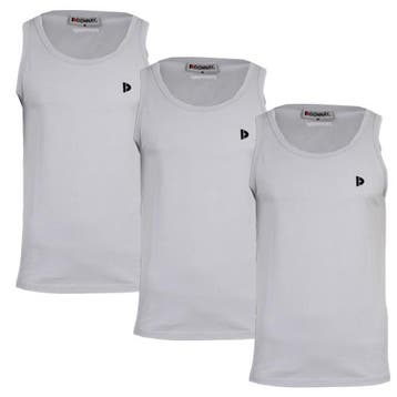 Donnay Donnay Heren - 3-Pack - Singlet James - Light Grey, Verzenden, Nieuw