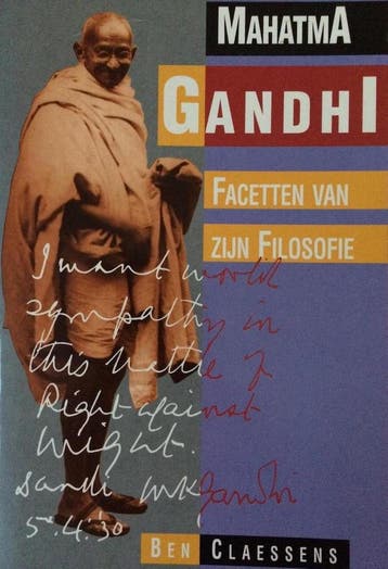 Mahatma Gandhi Facetten Van Zijn Filosof - B. Claessens, Boeken, Verzenden, Gelezen, B. Claessens