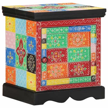 vidaXL Nachtkastje 40x35x45 cm massief mangohout mango, Minder dan 45 cm, Verzenden, Nieuw, Minder dan 55 cm