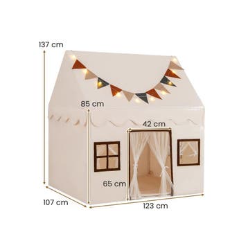 2dekans | Coast Kinder Speeltent Beige met LED-verlichting, Ophalen of Verzenden, Zo goed als nieuw