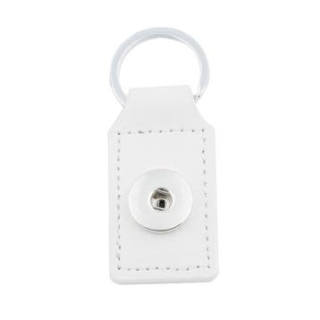 Fako Bijoux - Sleutelhanger Voor Click Buttons - Leder Tag, Verzenden, Nieuw