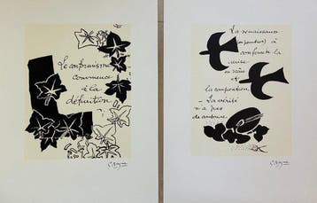 Georges Braque (1882-1963), after - Lot de 2 oeuvres : La