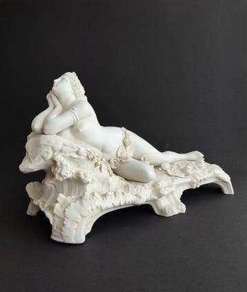 Scheibe-Alsbach - Beeldje - Sculpture Greek Goddess, Antiek en Kunst, Antiek | Glas en Kristal