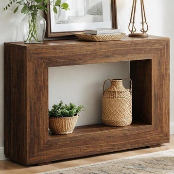 Tribesigns Consoletafel, 120 x 30 x 83,5 cm, bijzettafel, ga, Verzenden, Zo goed als nieuw