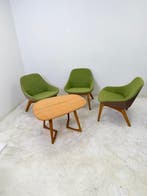 Zeitraum Twist Couch eiken salontafel gebruikt, Vergader- of Presentatieruimte, Ophalen of Verzenden, Gebruikt, Tafel
