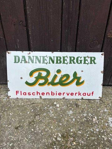 Dannenberger Bier - Dannenberger Bier Emaillebord 50x25 cm -