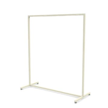 Solo Hoog model wit Italiaans design kledingrek 120 cm breed, Nieuw