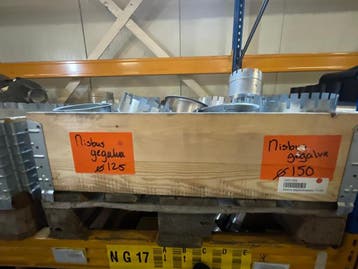 Online veiling: Nisbus gegalva. en Chinees hoedje, Ø110–150, Nieuw