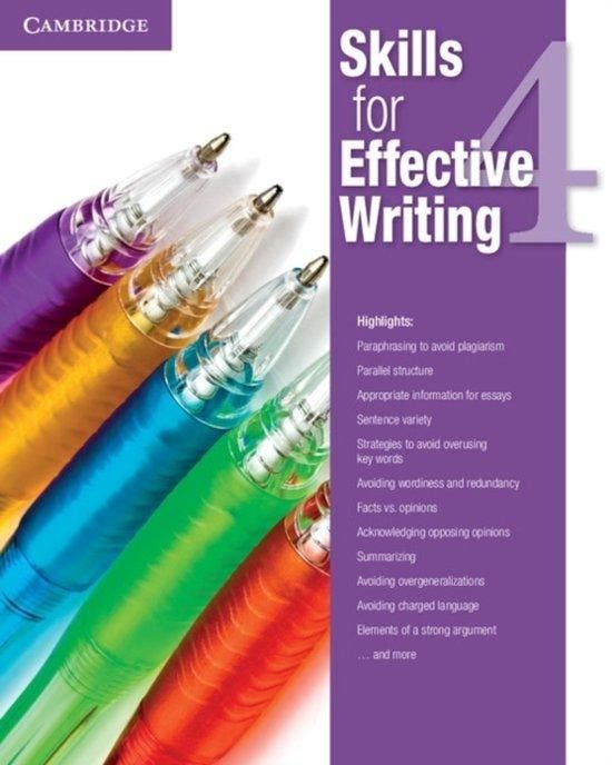 Skills for Effective Writing Level 4 Students Book, Boeken, Taal | Engels, Gelezen, Verzenden