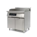 Inductie Grillplaat 700 - Glad en Gegroefd - 10000W - Dubbel, Verzenden, Nieuw in verpakking, Fornuis, Frituur en Grillen