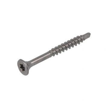 Proftec hardhoutschroef Topdrill RVS 5.0x60 (100), Verzenden, Nieuw
