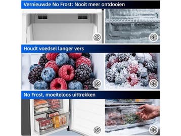 CHiQ CBM310NGC - Koel-vriescombinatie - 308 Liter - No Frost, Verzenden, Zo goed als nieuw