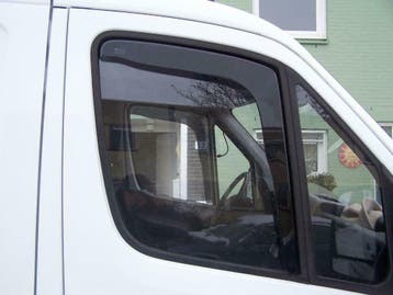 Zijwindschermen Crafter Sprinter visor pasvorm donker getint, Auto-onderdelen, Ophalen of Verzenden, Nieuw, Citroën