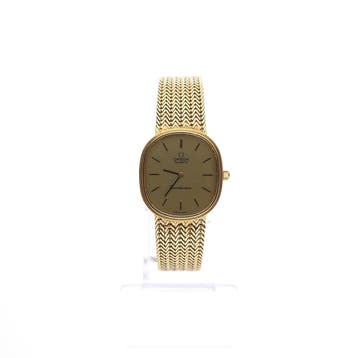 Omega Constellation Quartz 391.8654; Vintage 18k. Gouden..., Overige merken, Gebruikt, Overige materialen, Ophalen of Verzenden
