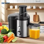 Sapcentrifuge – Juicer met 2 Snelheden en Brede Vulopening, Verzenden, Nieuw