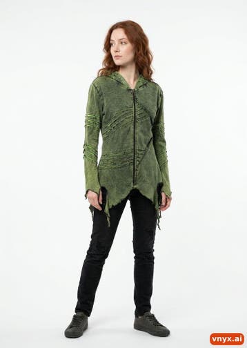 Vintage Hoodies Dames maat Unknown Groen Vintage, Ophalen of Verzenden, Nieuw
