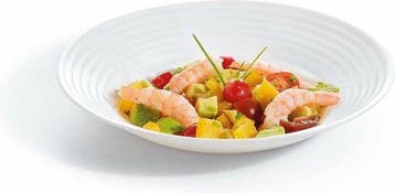 2dekans | Serviesset Luminarc 1700 Wit Glas 18 Onderdelen, Huis en Inrichting, Keuken | Servies, Ophalen of Verzenden, Zo goed als nieuw