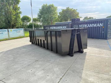 Haakarm container 22 m³ 6500x2300x1500  S355 5 mm RAL 9005