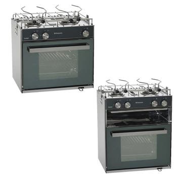 Gasoven Met Grill RVS Starlight 2- Pits - SMEV Dometic, Ophalen of Verzenden, Nieuw, Zeilboot of Motorboot