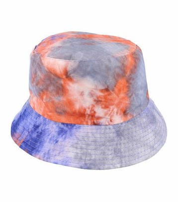 Bucket Hat Hoedje – Tie-Dye Patroon – One Size – Blauw, Kleding | Dames, Nieuw