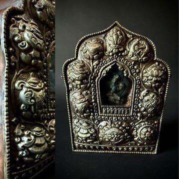 Ghau - Koper, Legering, Brons, Zilver, Glas, doek, Papier -, Antiek en Kunst