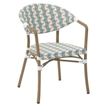 Stoel | AURORA | Aluminium Rotan/Aluminium | Mint |, Verzenden, Nieuw in verpakking