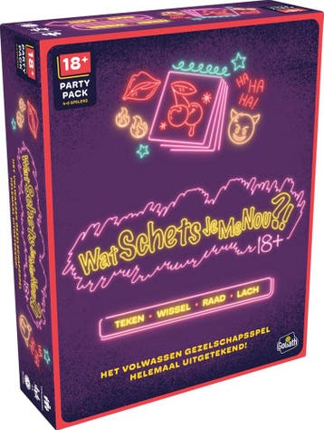 Wat Schets Je Me Nou? (18+) | Goliath - Gezelschapsspellen, Verzenden, Nieuw