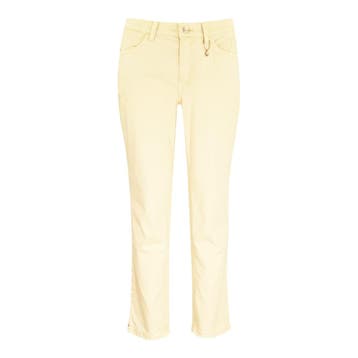 MAC • lichtgele Melanie 7/8 broek • 36, Kleding | Dames, Verzenden, Nieuw, Maat 36 (S), Geel